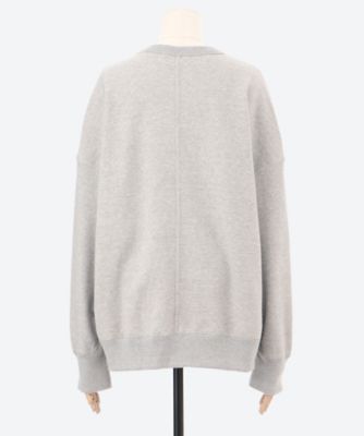 ebure エブール　21SS 裏毛 スウェット 日本製 X4229 クリアー裏毛トップス 4210900438 | ebure (Women