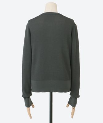 ebure エブール ウールミラノリブカーディガン 38 ebure(エブール)｜【Living】ライトウールミラノ ミドルロング