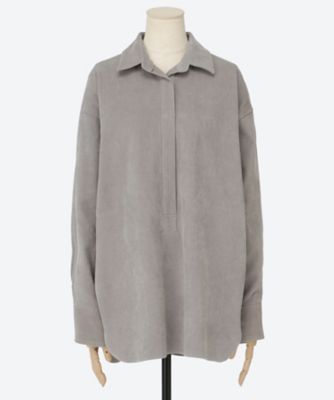 ebure (Women)/エブール オーガニックコーデュロイシャツ 4210700624 lt gray トップス【三越伊勢丹/公式】