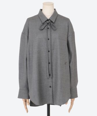 ウールサキソニーシャツ 4210700629 | ebure (Women