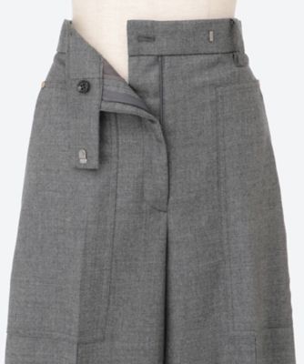 ウールサキソニーパンツ 4210600536 | ebure (Women