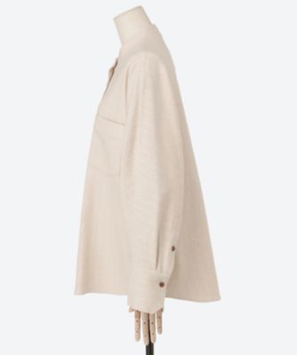 スパングルウールストライプ シャツ 4210700644 | ebure