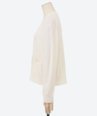 ハイゲージウールシルクカーディガン 4210800483 | ebure