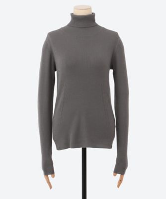 ソフトファインウールリブタートルニット　４２１０８００４９２