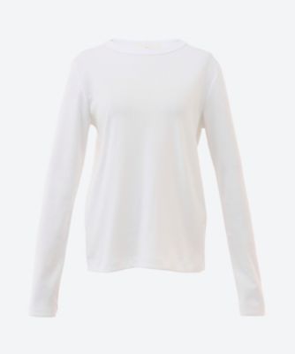 ＜ebure (Women)＞ナローネックロングスリーブトップス　４２１０９００７７４