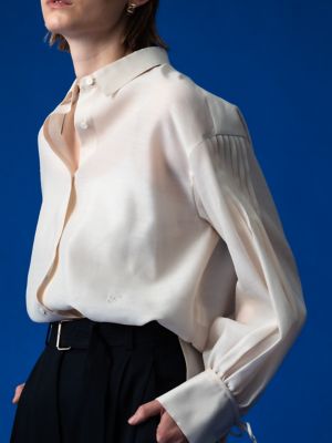 ライトウールシルクシャツ 4310700235 | ebure (Women