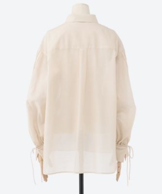 ライトウールシルクシャツ 4310700235 | ebure (Women