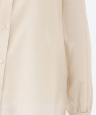 ライトウールシルクシャツ 4310700235 | ebure (Women