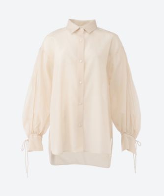 ライトウールシルクシャツ 4310700235 | ebure (Women