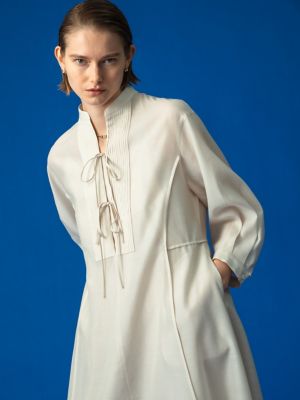 ライトウールシルクワンピース 4310300089 | ebure (Women