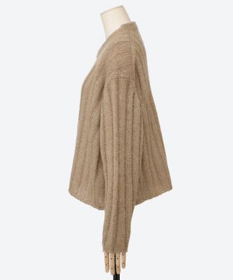 モヘヤ混スパンコールニット 4210800541 | ebure (Women