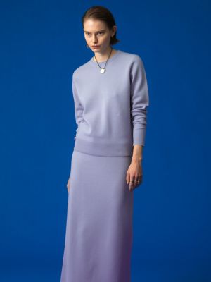 ＜ebure (Women)＞ハイゲージミラノリブスカート　４３１０５０００６４