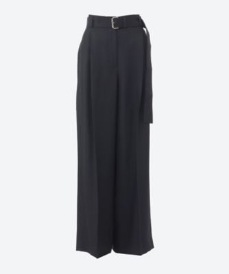 ＜ebure (Women)＞ビスコースブッチャーワイドパンツ　４３１０６００２８０