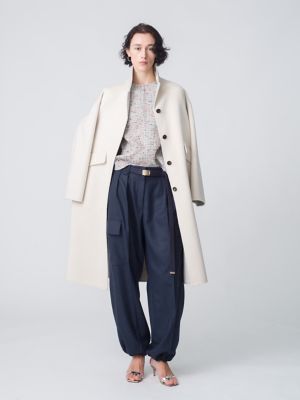 ＜ebure (Women)＞カラースラブシアーブラウス　４２１０７００７５６