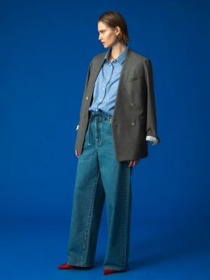 【新品】今期完売品 エブール ebure ドライシャンブレージャケット ドライシャンブレージャケット 4310400133 | ebure (Women