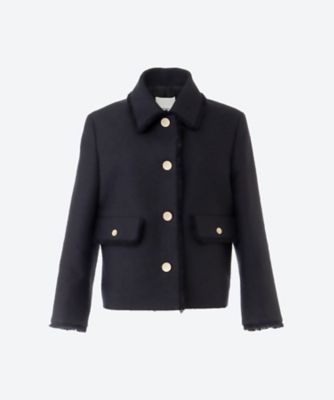 ＜ebure (Women)＞ブークレツイードジャケット　４３１０４００１５５