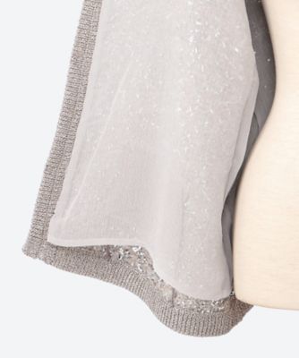 ブライトヤーンジャガード カーディガン 4310800197 | ebure