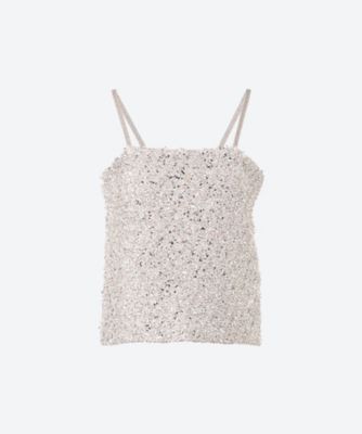 ＜ebure (Women)＞ブライトヤーンジャガード　ビスチェ　４３１０８００１９８