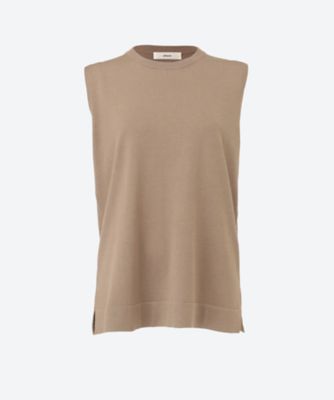 ＜ebure (Women)＞ライトシルクコットンノースリーブトップス　４３１０８００１９９