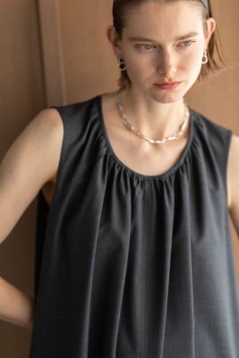 ＜ebure (Women)＞ライトトロピカルウールワンピース　４３１０３００２７２