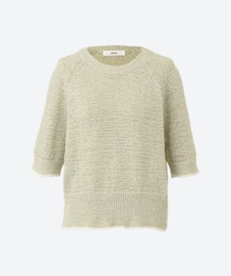 ＜ebure (Women)＞ナチュラルテープニットトップス　４３１０８００２０１