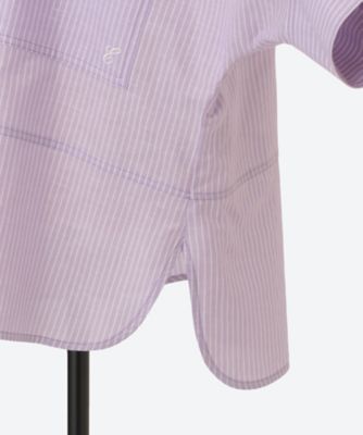 コットンリネンストライプシャツ 4310700573 | ebure (Women