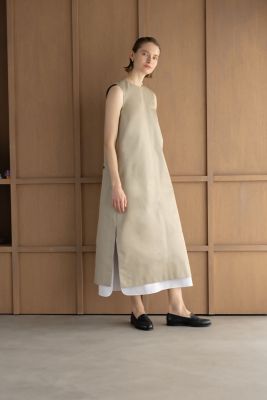 ＜ebure (Women)＞コットンシャンブレーツイルワンピース　４３１０３００２９０