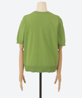 ebure エブール　ハイクラスコンパクトコットンポロカラーニット　26SS エブールebure◇ハイクラスコンパクトコットンポロカラーニット