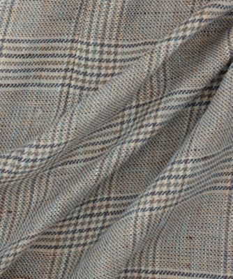 リネングレンチェックジャケット 4310400184 | ebure (Women