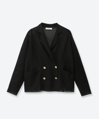 【状態良好】エブール ebure シアーコットンアセテート カーディガン ebure/エブール｜新作入荷！ 軽やか素材でサマームードを取り入れて