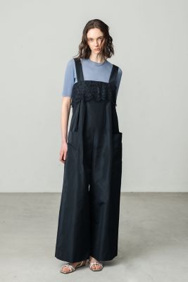 ＜ebure (Women)＞シルキータフタサロペット　４３１０３００３１９