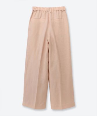 美品！コットンリネンパンツ ebure エブール ボタニカルリネンパンツ 4310600652 | ebure (Women