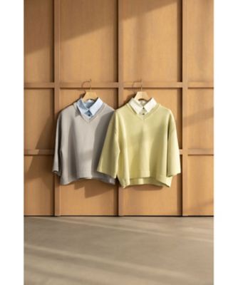 ナチュラルシャイニーニットワンピース | ebure (Women)/エブール