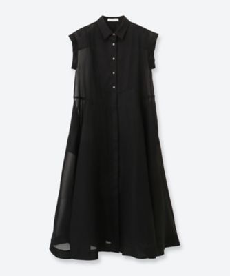 ebure エブール　スパークルオーガンジーワンピース　36 コットンオーガンジーワンピース 4410300127 | ebure (Women