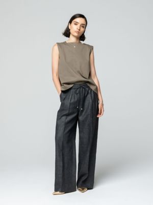 リネンカレンダーグレンチェックパンツ 4410600216 | ebure