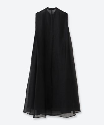 新品タグ付き ebure エブール Aライン マキシワンピース シルク 36 S News | ebure(エブール)