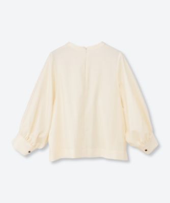 ウールサキソニーパフブラウス 4410700416 | ebure (Women