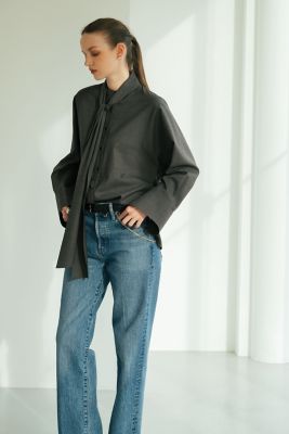 ライトメランジウールブラウス 4410700417 | ebure (Women