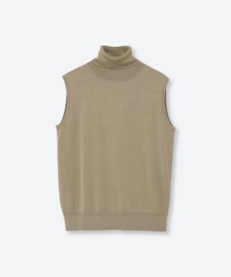 【美品】エブール シルク コットン ノースリーブ ニット 近年モデル 定番 人気 ライトシルクコットンノースリーブニット 4410800384