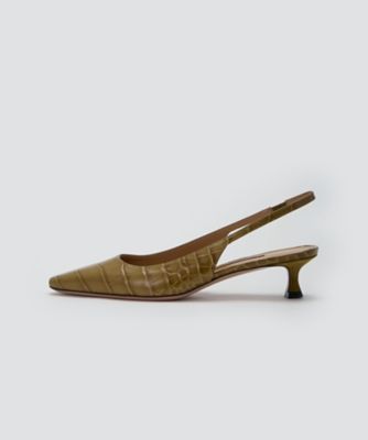 ＜PELLICO (Women)＞ＶＥＮＥＲＥ　バックスリングパンプス　３．５ｃｍ　ＯＬＩＶＥ　３３３７ＣＯＣＣＯ　ＮＩＡＧＡＲＡ
