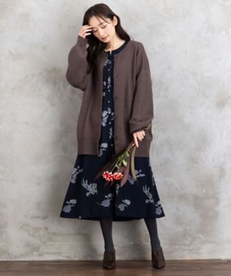 ニットカーディガン ノルディックニットカーディガン/TBDA-413