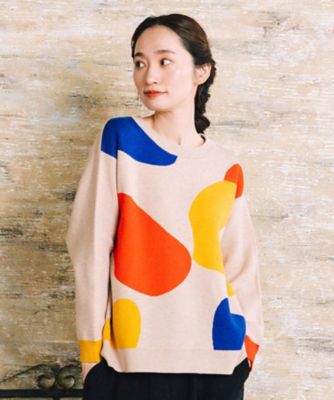 FONTLAB カラフルペイントニット 33ー51ー1297 | sab