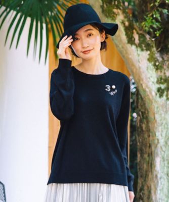 ＜sab street my standard (Women/大きいサイズ)＞ロジーク　３０ｔｈ　ビジューブローチライクニット　３３ー５１ー１３０３