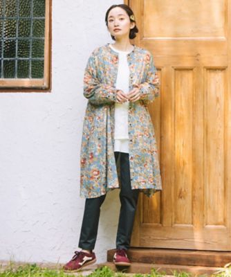 FONTLAB フラワーレースジャカードニット プラスサイズ 33ー