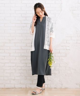 ＭＡＤＥ　ＩＮ　ＪＡＰＡＮ　ストローヤーンホールガーメント透かし編みボレロ　３３５３１２７６