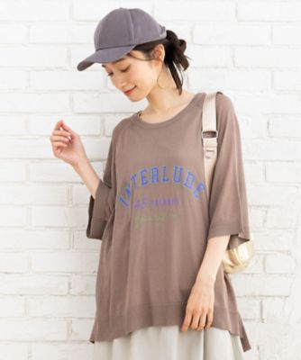 ＜sab street my standard (Women/大きいサイズ)＞ＦＯＮＴＬＡＢ　シアーロゴニット　３３－５４－１２３０