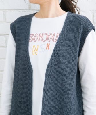 ＭＡＤＥ　ＩＮ　ＪＡＰＡＮ　ストローヤーンベスト　３３ー５４ー１２７２