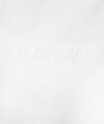 ＦＯＮＴＬＡＢ　箔ロゴプリント　３３－６１－２２８０