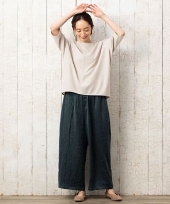 ＦＯＮＴＬＡＢ　ラメラインカットジョーゼットトップス　プラスサイズ