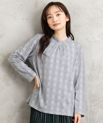 吸湿・発熱 裏起毛モックネックインナーカットソー 33612594